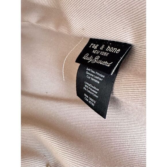 Rag‎ & Bone Passport Leather Large Tote Cream - Picture 7 of 8